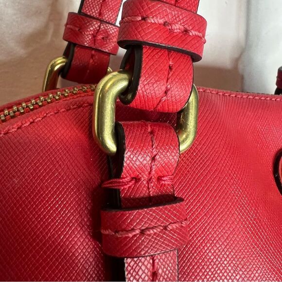 Coach F25671 Peyton Cora Dome pink Leather Handbag Shoulder Bag Satchel - Picture 6 of 12